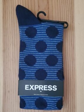 Nwt Express Polk A Dot Dress Socks